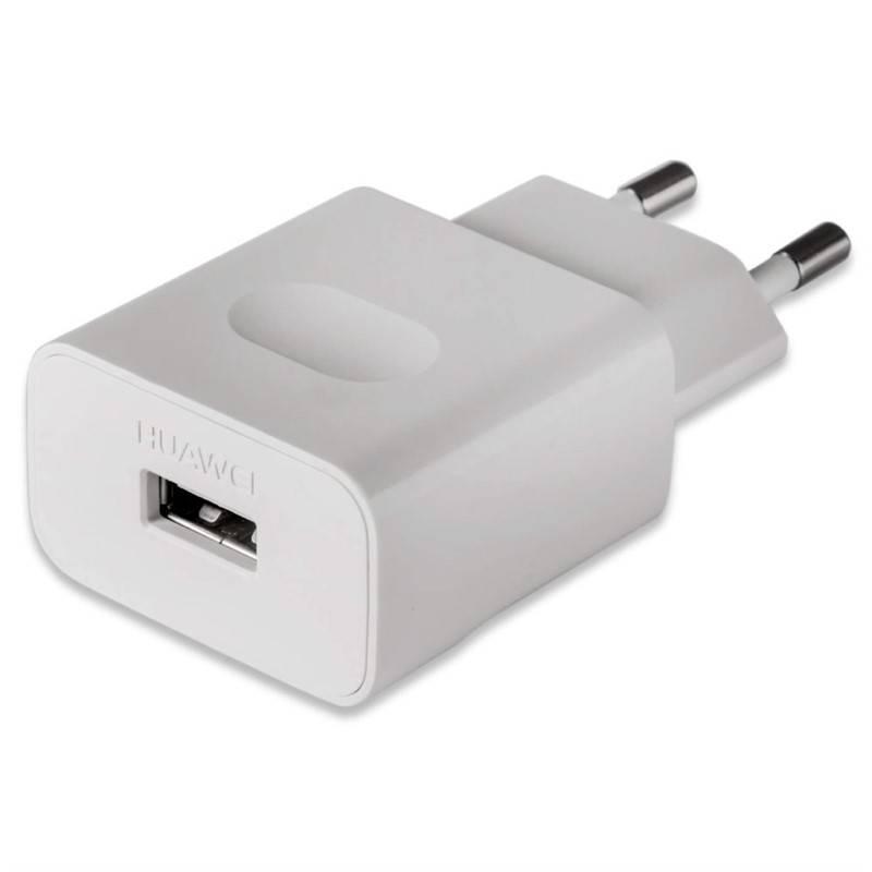 Nabíječka do sítě Huawei Original, 1x USB, 2A microUSB kabel bílé