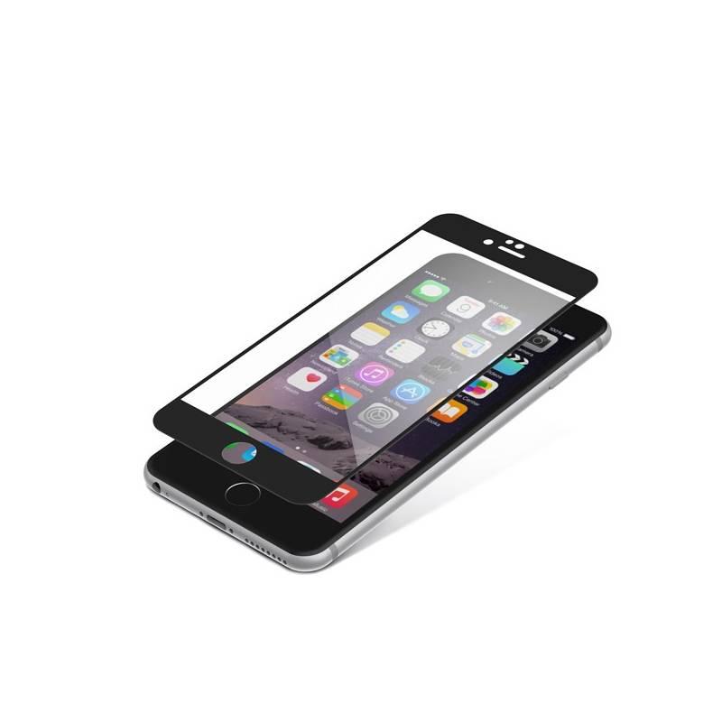 Ochranné sklo InvisibleSHIELD Glass Contour pro Apple iPhone 6 Plus 6S Plus - černý rám průhledné