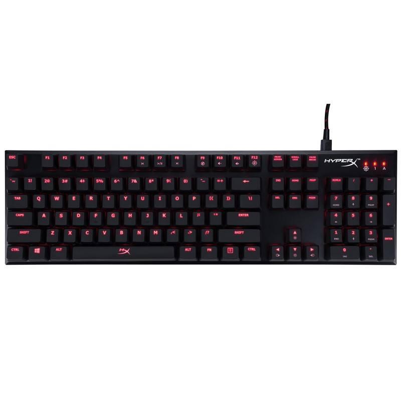 Klávesnice HyperX Alloy FPS Mechanical, MX Blue, US černá