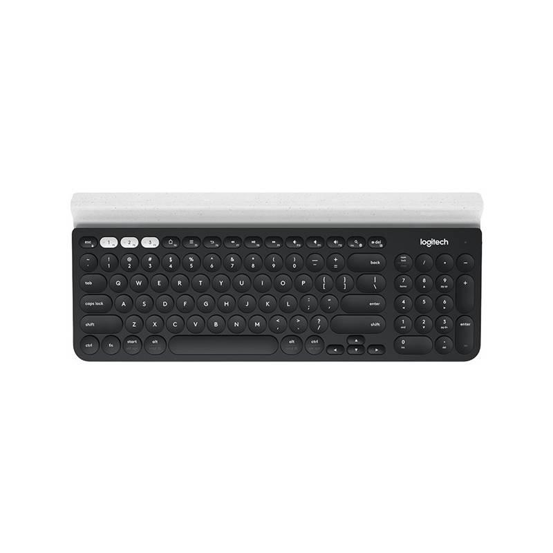 Klávesnice Logitech Wireless Keyboard K780, US šedá bílá