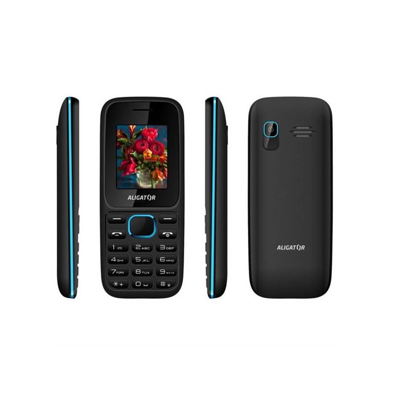 Mobilní telefon Aligator D200 Dual Sim černý modrý