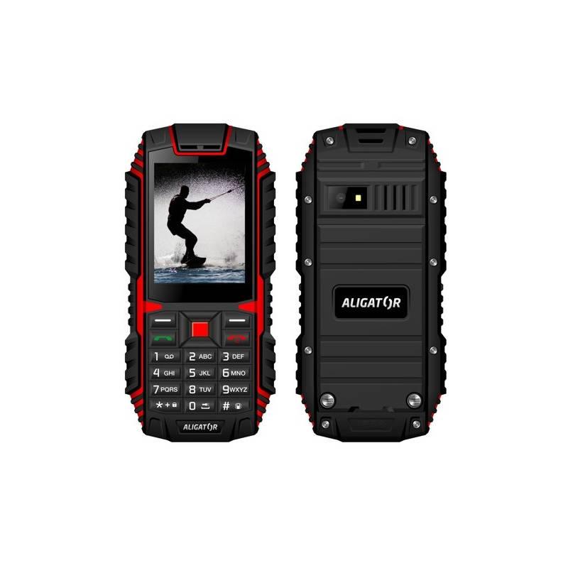 Mobilní telefon Aligator R12 eXtremo černý červený