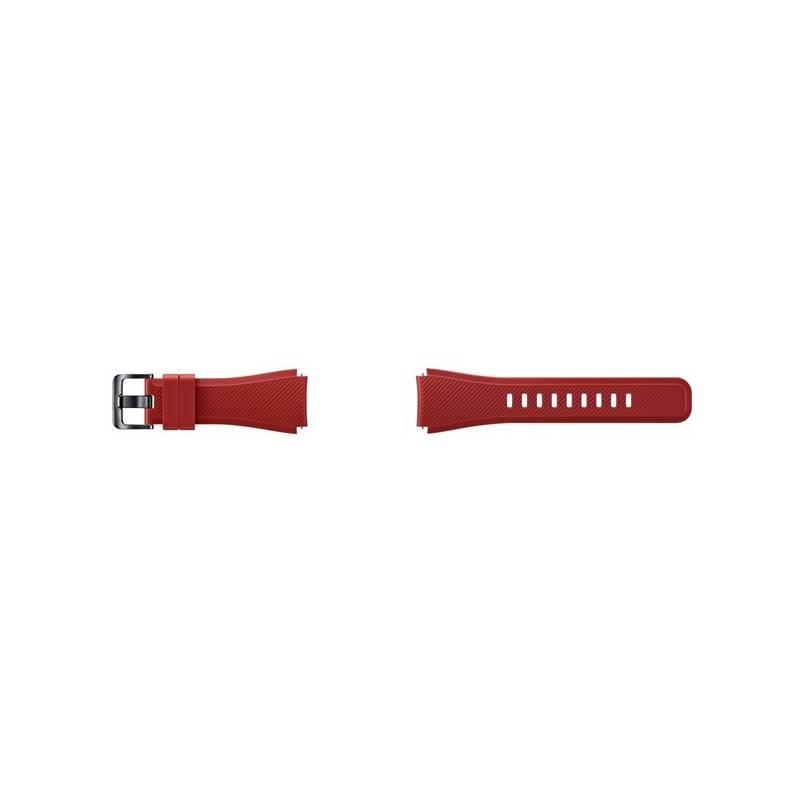 Výměnný pásek Samsung silikonový pro Gear S3 Frontier červený