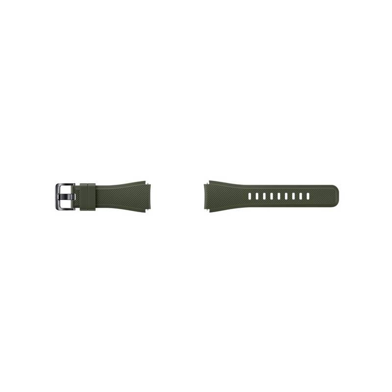Výměnný pásek Samsung silikonový pro Gear S3 Frontier khaki, Výměnný, pásek, Samsung, silikonový, pro, Gear, S3, Frontier, khaki
