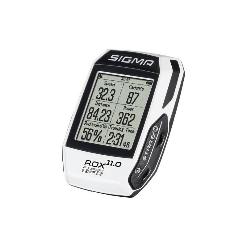 Cyklopočítač Sigma Rox 11.0 GPS Set bílý, Cyklopočítač, Sigma, Rox, 11.0, GPS, Set, bílý