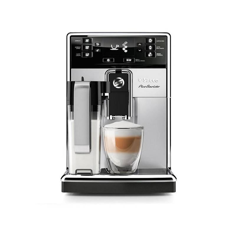 Espresso Saeco PicoBaristo SM3061 10 stříbrné, Espresso, Saeco, PicoBaristo, SM3061, 10, stříbrné