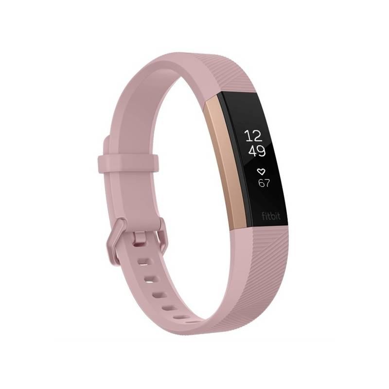 Fitness náramek Fitbit Alta HR small - Pink Rose Gold