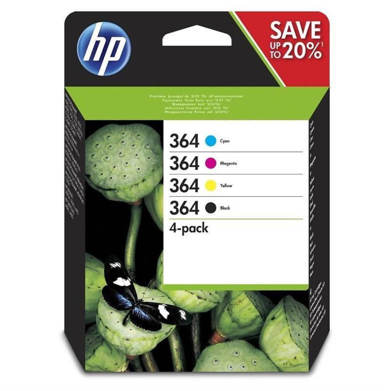 Inkoustová náplň HP 364 - multipack