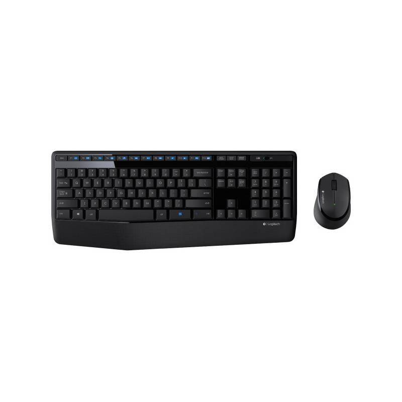 Klávesnice s myší Logitech Wireless Combo MK345, CZ SK černá