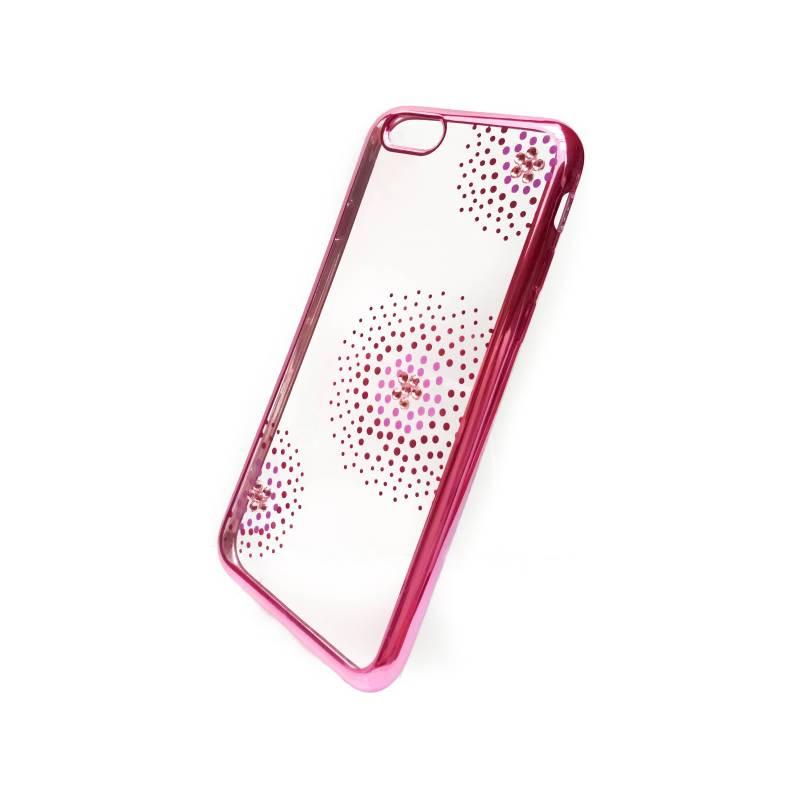 Kryt na mobil Beeyo Flower Dots pro Apple iPhone 6 6s růžový