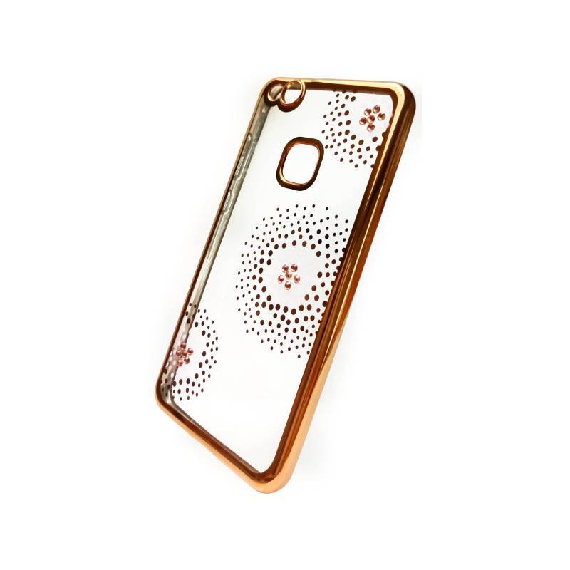 Kryt na mobil Beeyo Flower Dots pro Huawei P10 Lite zlatý