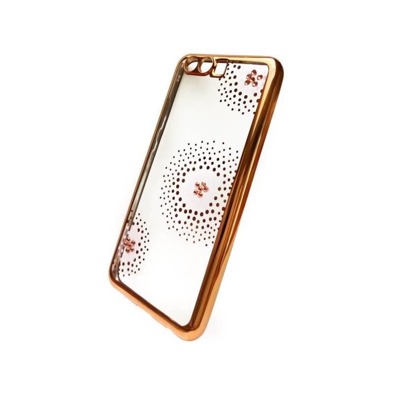 Kryt na mobil Beeyo Flower Dots pro Huawei P10 zlatý