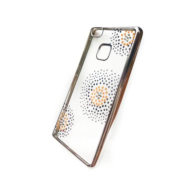 Kryt na mobil Beeyo Flower Dots pro Huawei P9 Lite stříbrný