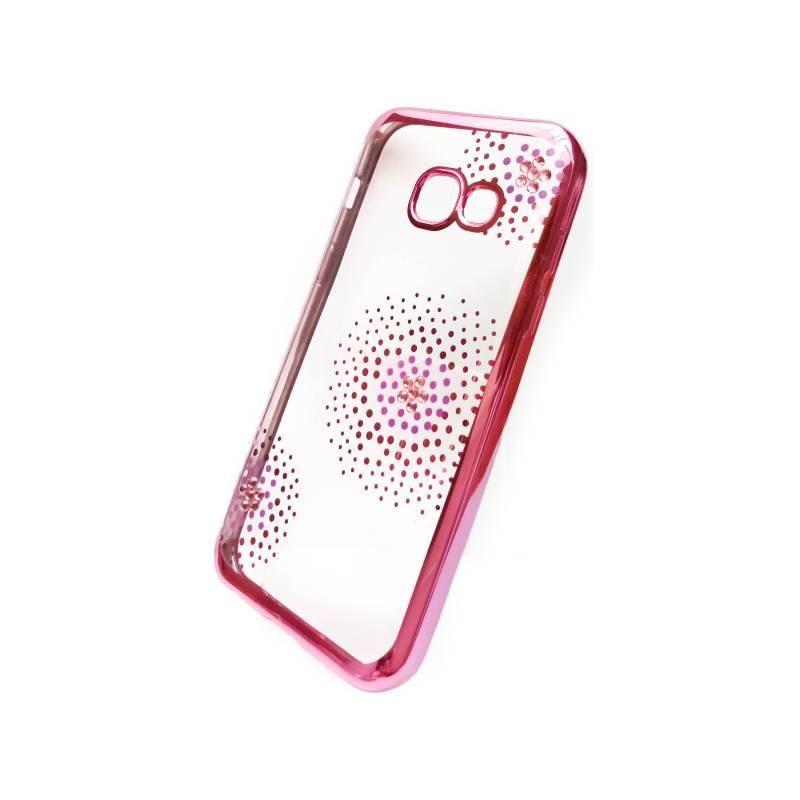 Kryt na mobil Beeyo Flower Dots pro Samsung Galaxy A3 růžový
