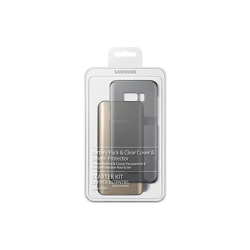 Kryt na mobil Samsung Clear Cover Baterry Pack pro Galaxy S8 průhledný