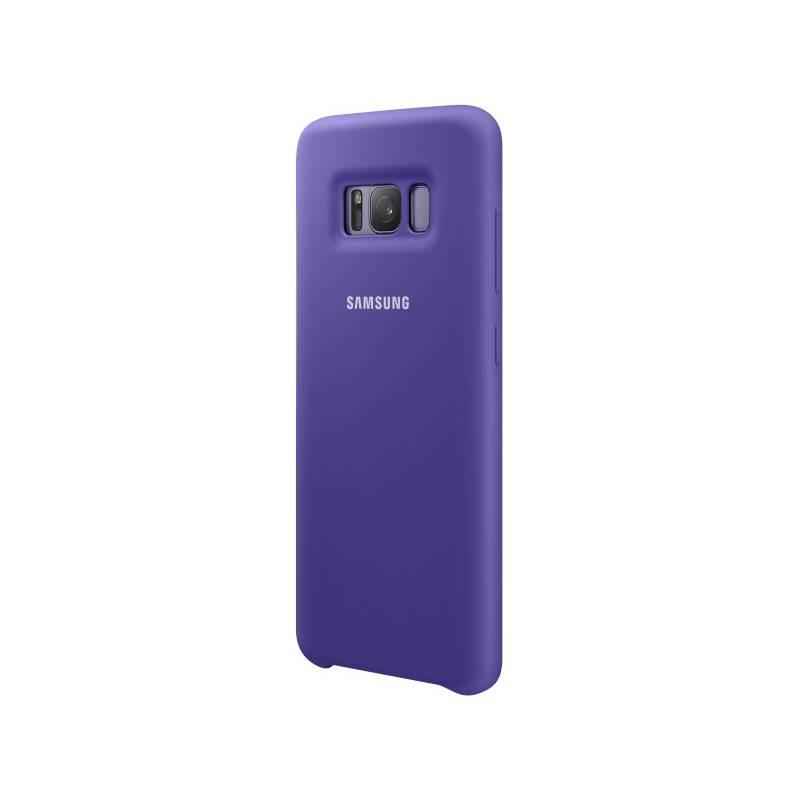 Kryt na mobil Samsung Silicon Cover pro Galaxy S8 fialový