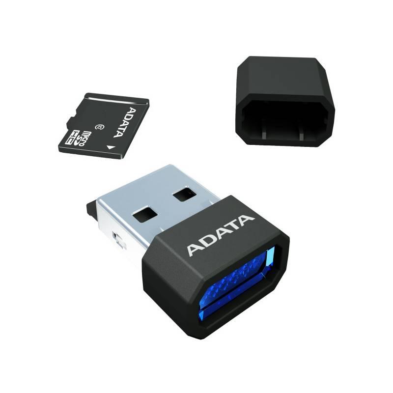 Paměťová karta ADATA 16GB Class 10 UHS-U1 čtečka MicroReader Ver.3 černá, Paměťová, karta, ADATA, 16GB, Class, 10, UHS-U1, čtečka, MicroReader, Ver.3, černá