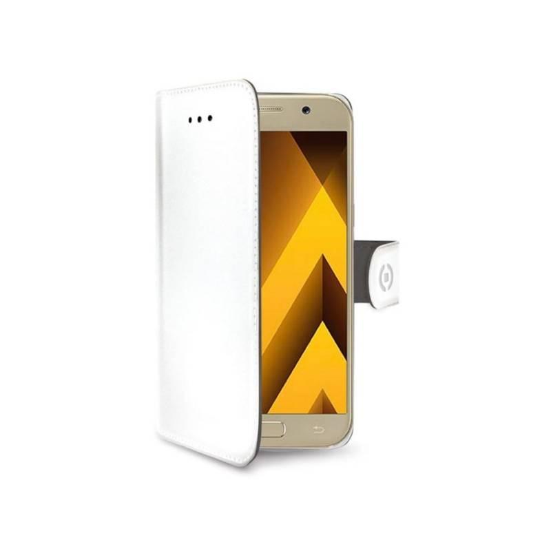 Pouzdro na mobil flipové Celly Wally pro Samsung Galaxy A5 bílé