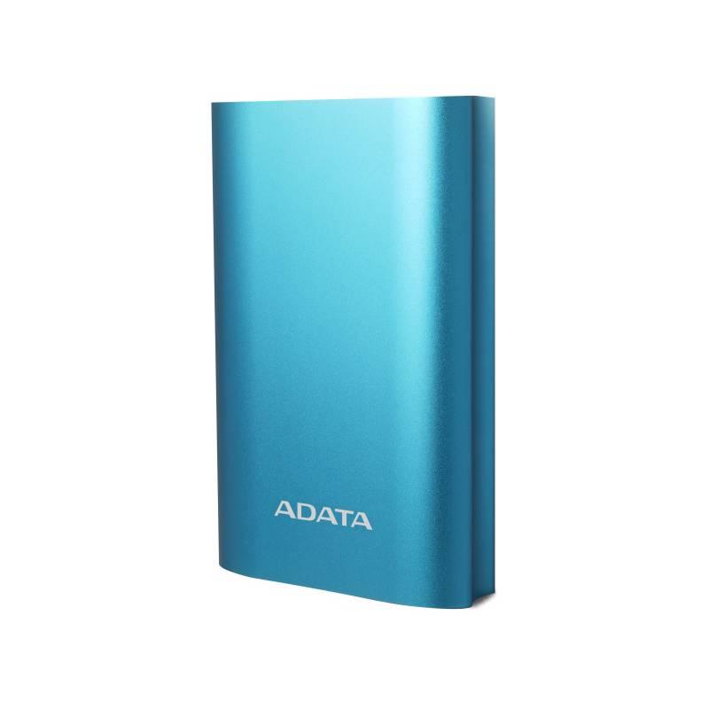 Powerbank ADATA A10050QC 10050mAh, s funkcí rychlonabíjení modrá, Powerbank, ADATA, A10050QC, 10050mAh, s, funkcí, rychlonabíjení, modrá