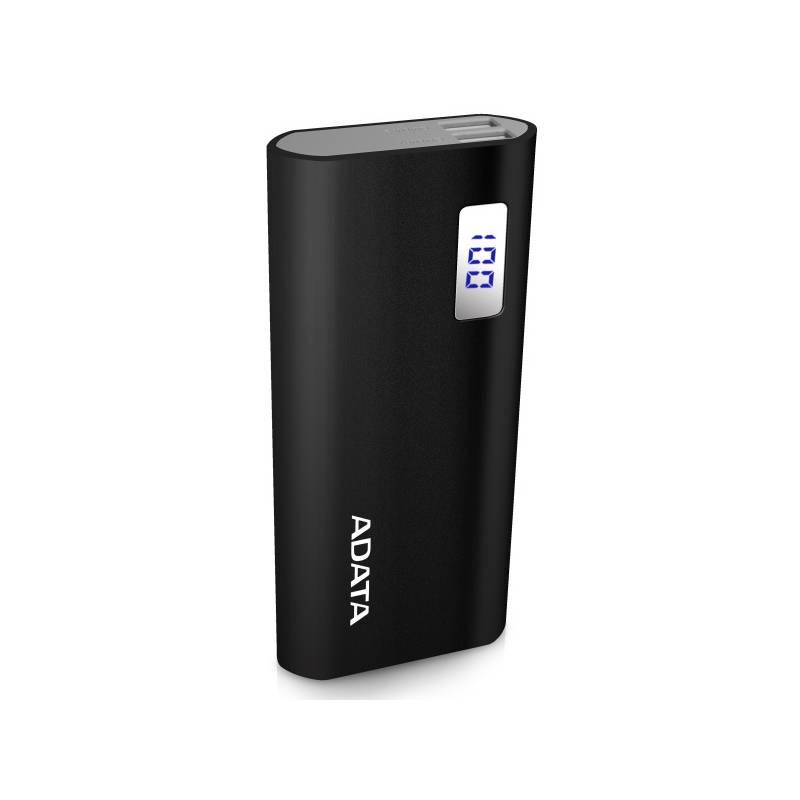 Powerbank ADATA P12500D 12500mAh černá, Powerbank, ADATA, P12500D, 12500mAh, černá