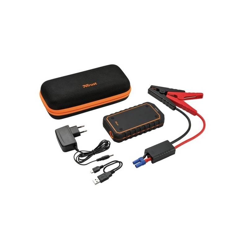 Powerbank Trust Car Jump Starter 10000mAh černý oranžový