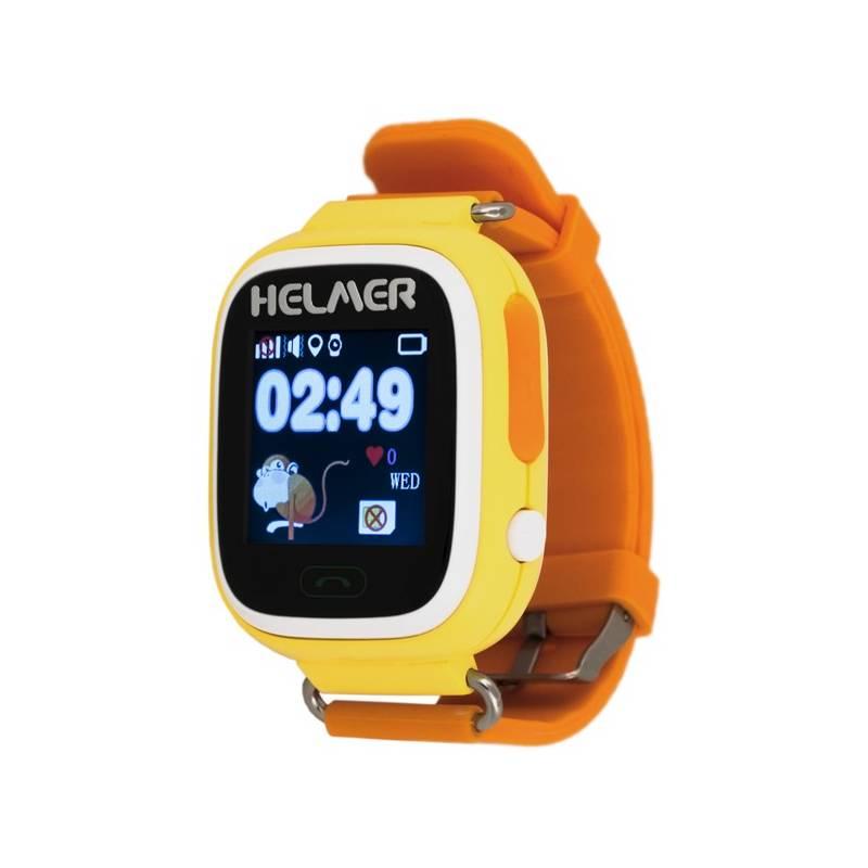 Chytré hodinky Helmer LK 703 dětské žlutý, Chytré, hodinky, Helmer, LK, 703, dětské, žlutý