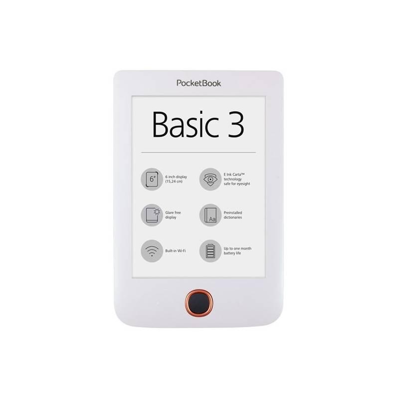 Čtečka e-knih Pocket Book 614 Basic 3 bílá