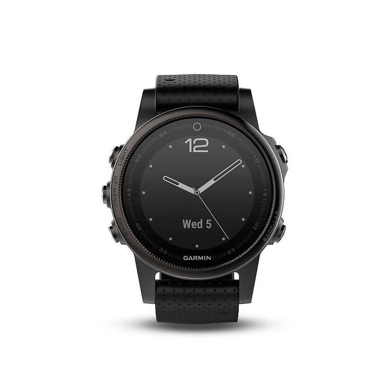 GPS hodinky Garmin Fenix 5S Sapphire černé šedé