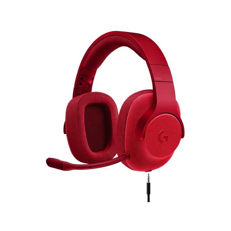Headset Logitech Gaming G433 7.1 Surround červený