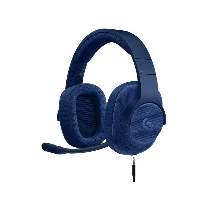 Headset Logitech Gaming G433 7.1 Surround modrý
