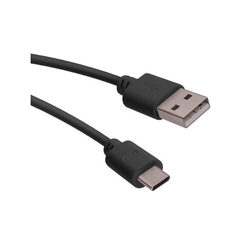 Kabel Forever USB USB-C, 1m černý