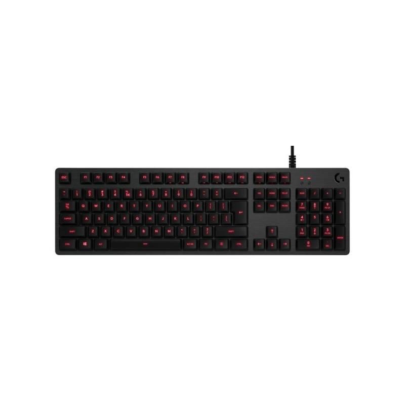 Klávesnice Logitech Gaming G413, červené podsvícení,