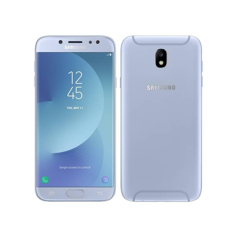 Mobilní telefon Samsung Galaxy J7 stříbrný