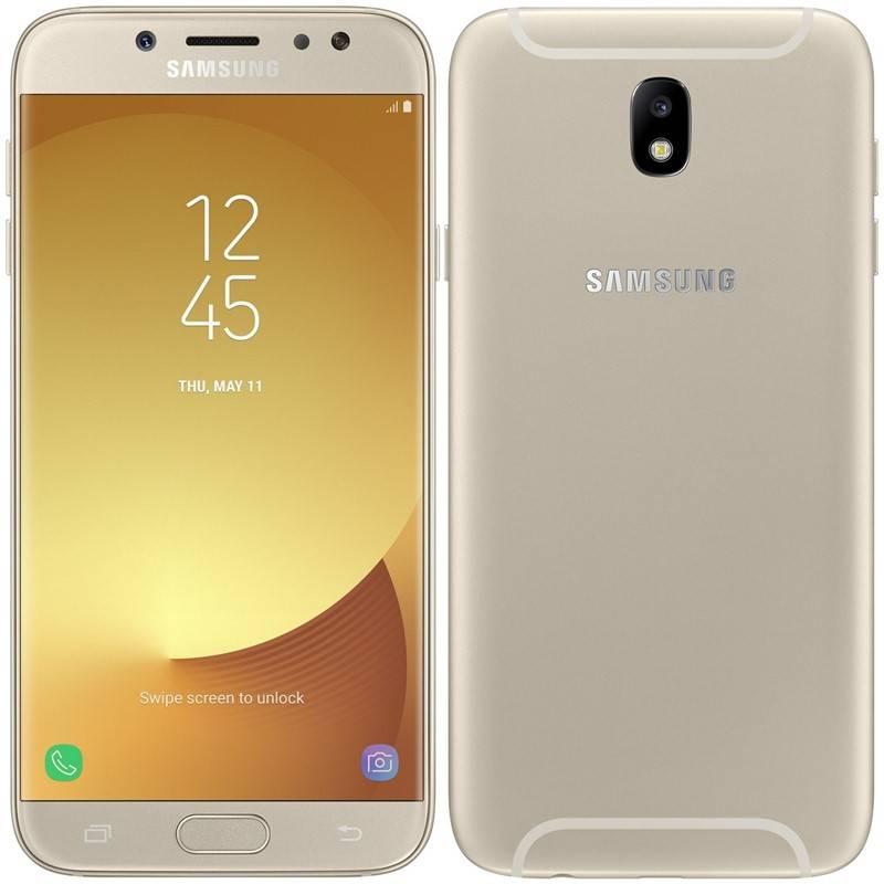 Mobilní telefon Samsung Galaxy J7 zlatý