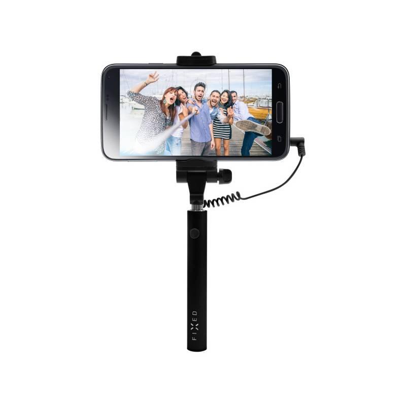 Selfie tyč FIXED Snap Mini - černá černá