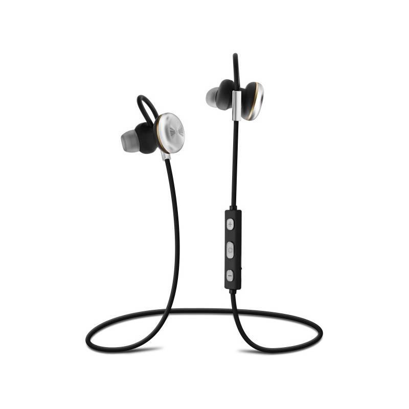 Sluchátka FIXED Steel Bluetooth stříbrná