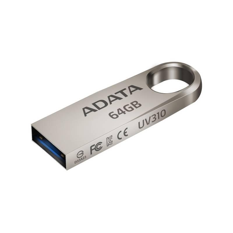 USB Flash ADATA UV310 64GB kovový