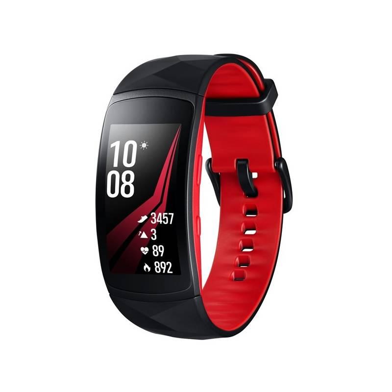 Fitness náramek Samsung Gear Fit2 Pro vel. L černý červený, Fitness, náramek, Samsung, Gear, Fit2, Pro, vel., L, černý, červený