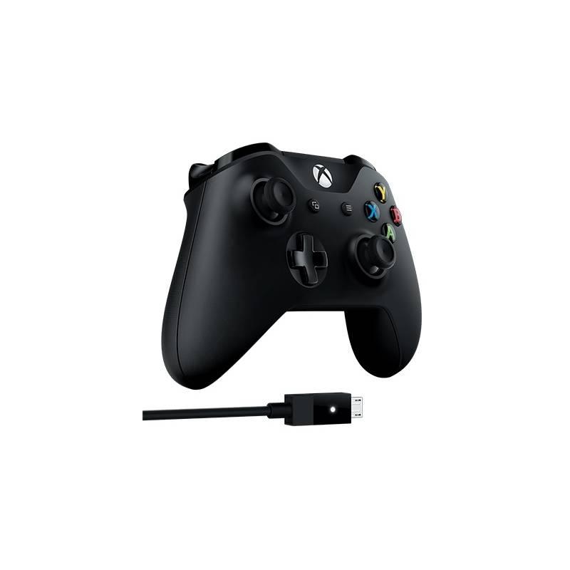 Gamepad Microsoft Xbox One kabel pro Windows černý