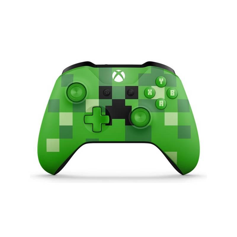 Gamepad Microsoft Xbox One S Wireless - Minecraft Creeper, Gamepad, Microsoft, Xbox, One, S, Wireless, Minecraft, Creeper