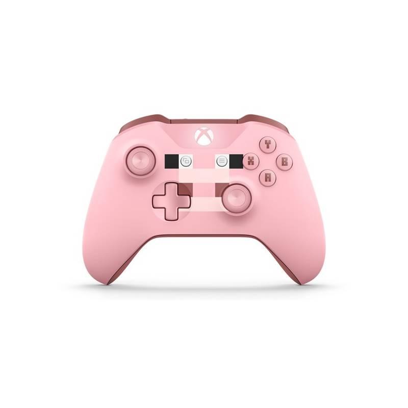 Gamepad Microsoft Xbox One S Wireless - Minecraft Pig, Gamepad, Microsoft, Xbox, One, S, Wireless, Minecraft, Pig