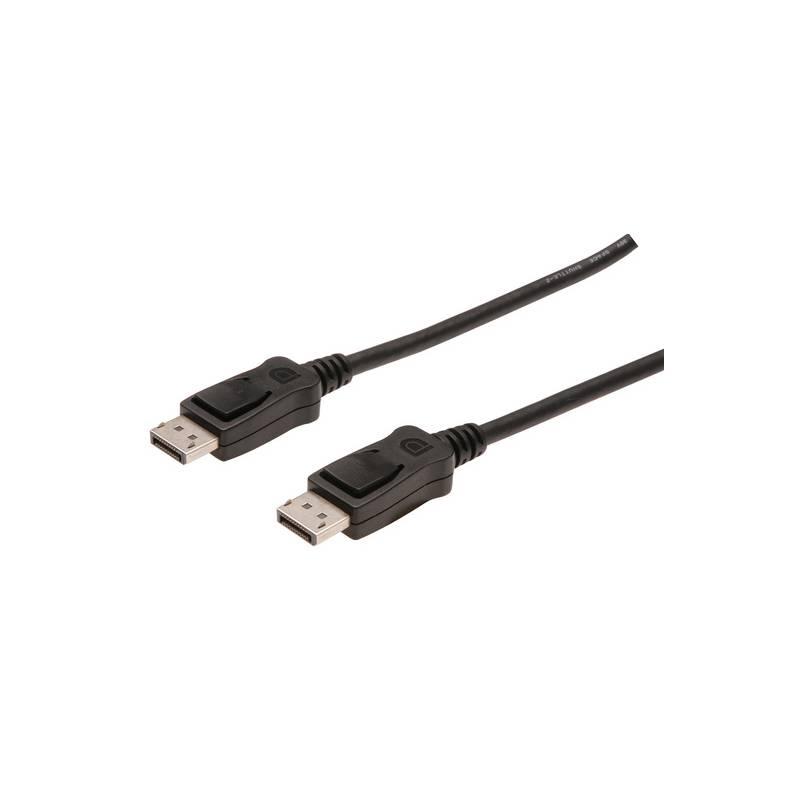 Kabel Digitus DisplayPort, 1m černý, Kabel, Digitus, DisplayPort, 1m, černý