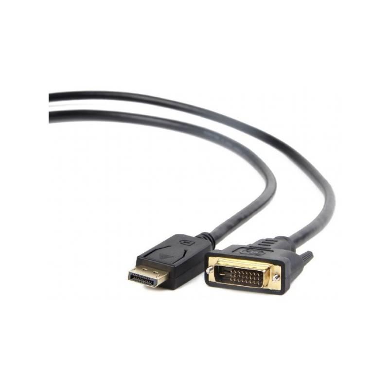 Kabel Gembird Displayport DVI-D, 1,8m černý