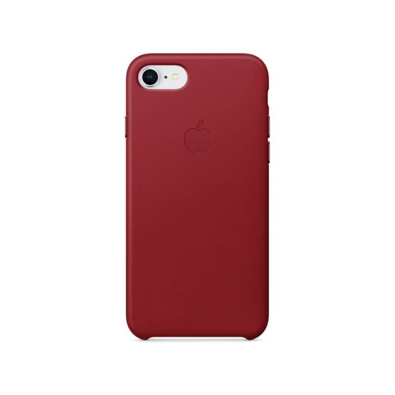 Kryt na mobil Apple Leather Case pro iPhone 8 7 RED červený