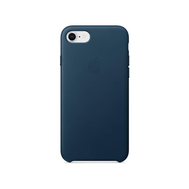 Kryt na mobil Apple Leather Case pro iPhone 8 7 - vesmírně modrý