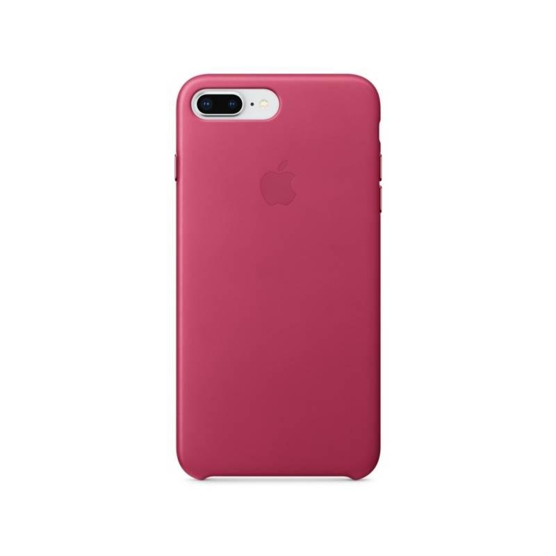 Kryt na mobil Apple Leather Case pro iPhone 8 Plus 7 Plus - fuchsiový