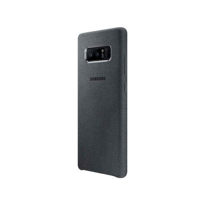 Kryt na mobil Samsung Alcantara pro Galaxy Note 8 šedý