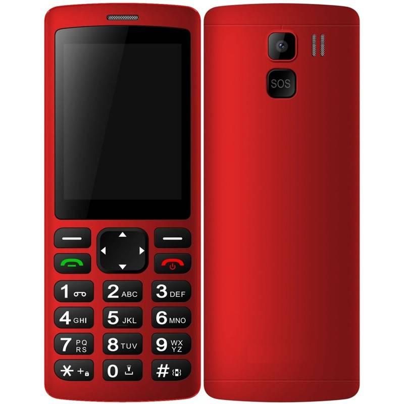 Mobilní telefon CPA Halo PLUS červený, Mobilní, telefon, CPA, Halo, PLUS, červený