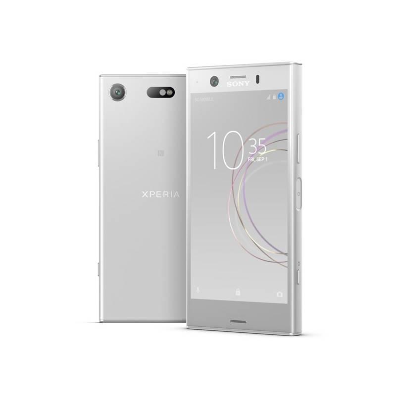 Mobilní telefon Sony Xperia XZ1 Compact stříbrný, Mobilní, telefon, Sony, Xperia, XZ1, Compact, stříbrný