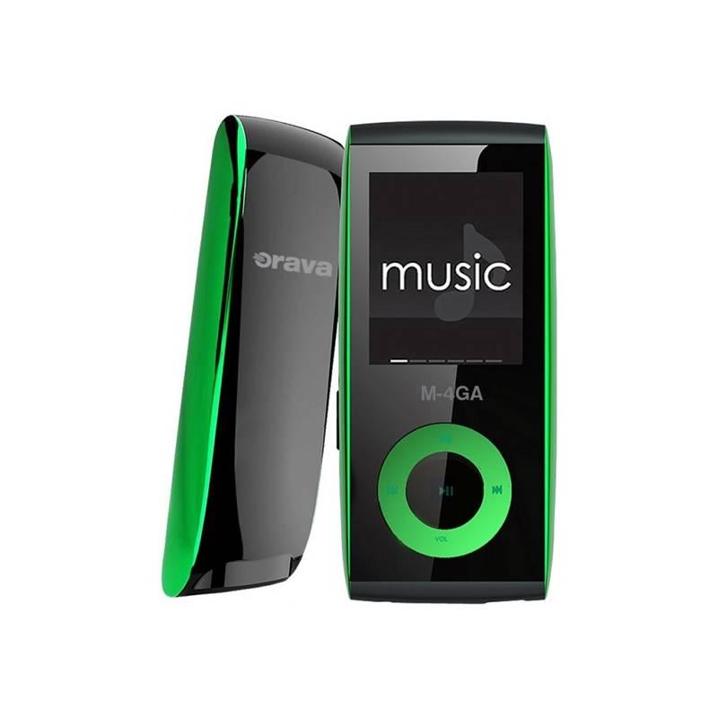 MP4 přehrávač Orava M-4GG zelený